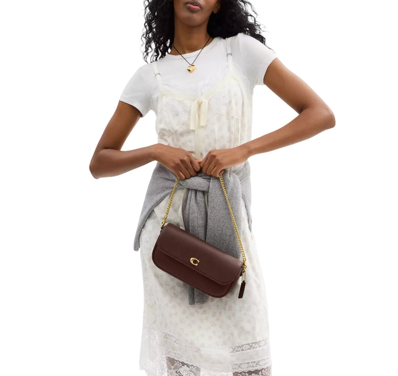 Coach Women's Brook Flap Chain Bag Brass/Maple