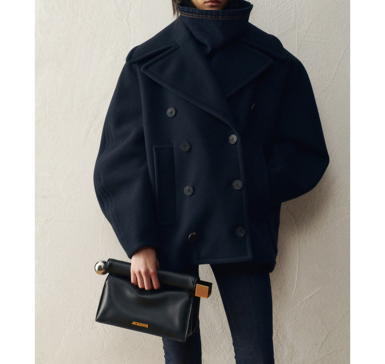 Jacquemus Women's The Rond Carré Clutch Black