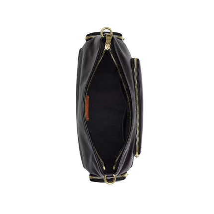 Coach Women's Laurel Shoulder Bag With Pockets Gold/Black