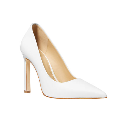 Michael Kors Women's Amara Leather Pump Optic White