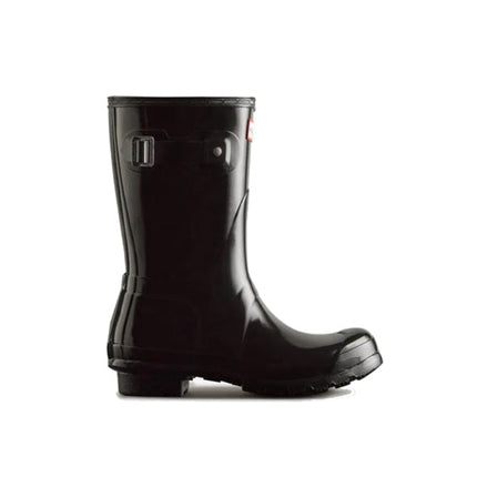 Hunter Women's Original Short Gloss Rain Boots Black