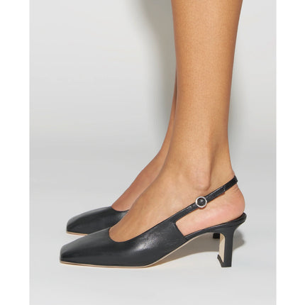 AEYDE Women's Liza Slingback Pumps Black
