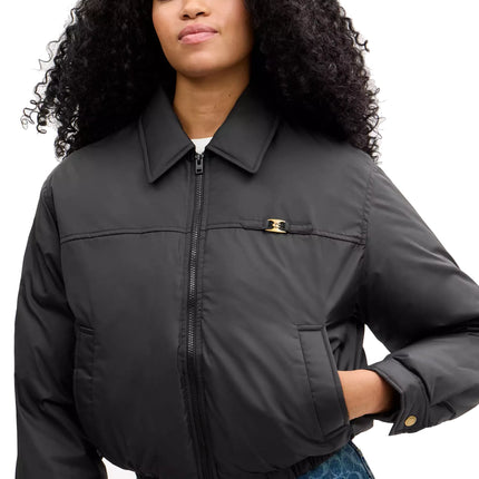 COACH Women's Heritage C Blouson Puffer Black