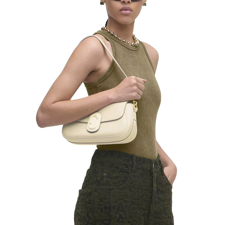 Marc Jacobs Women's The Large Clover Shoulder Bag Cloud White