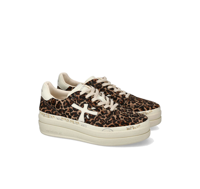 Premiata Women's Micol Sneakers Leopard Multi 7034