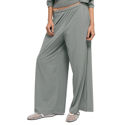 alo Women's Breezy Wide Leg Pant (Regular) Lunar Grey