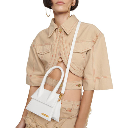 Jacquemus Women's Le Chiquito Moyen Bag White