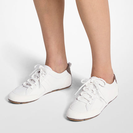 Michael Kors Women's Keely Leather Trainer Optic White