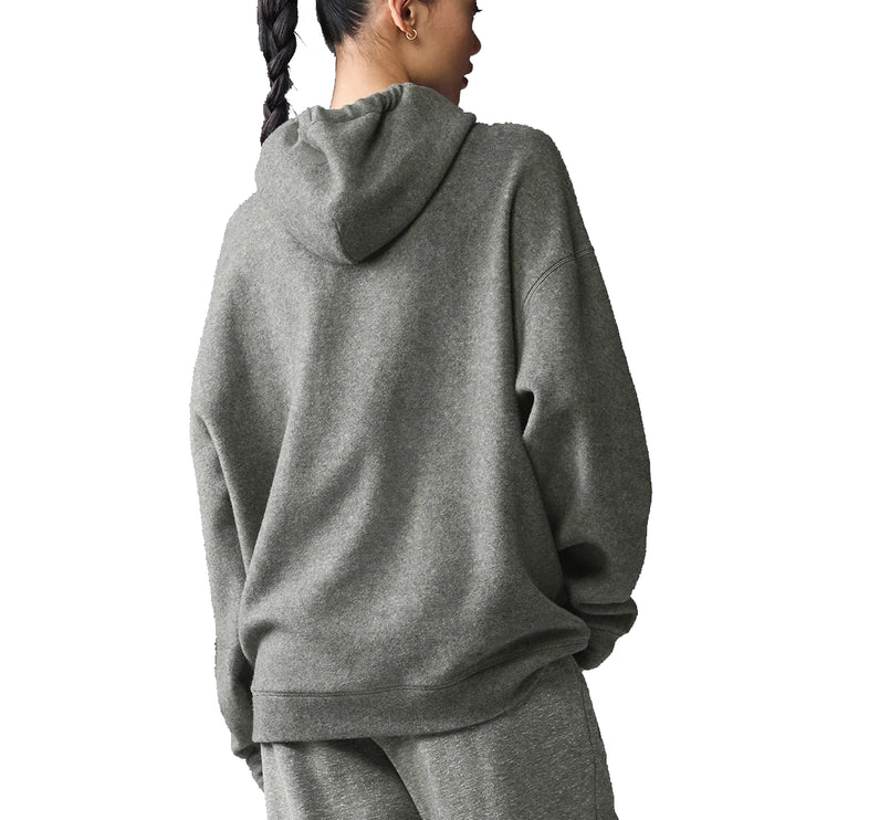 alo Women's Triumph Restore Hoodie Grey Triblend