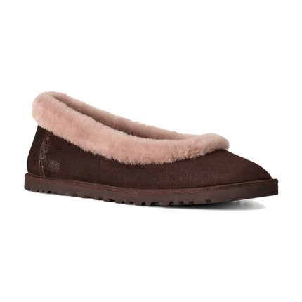 UGG Women's Zora Ballet Flat Dusted Cocoa