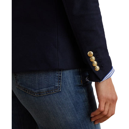Polo Ralph Lauren Women's Bullion Jacquard Blazer Lauren Navy