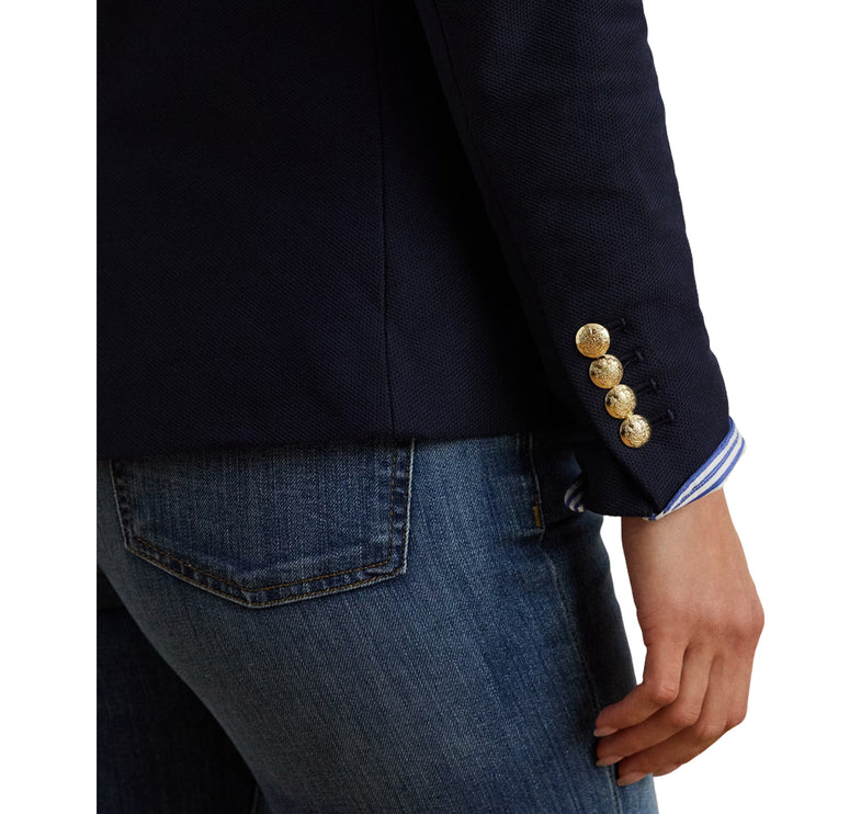 Polo Ralph Lauren Women's Bullion Jacquard Blazer Lauren Navy
