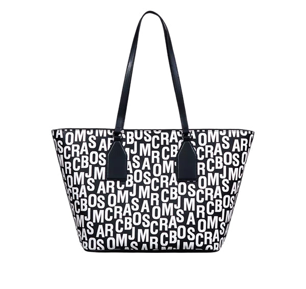 Marc Jacobs Women's Trademarc Large Tote Bag Black/White