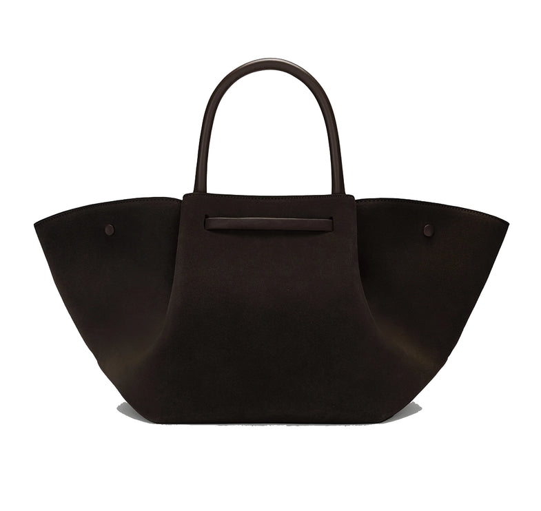 DeMellier London Women's The Midi New York Dark Chocolate Suede