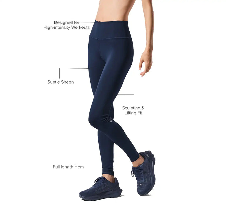 alo Women's High-Waist Airlift Legging Navy