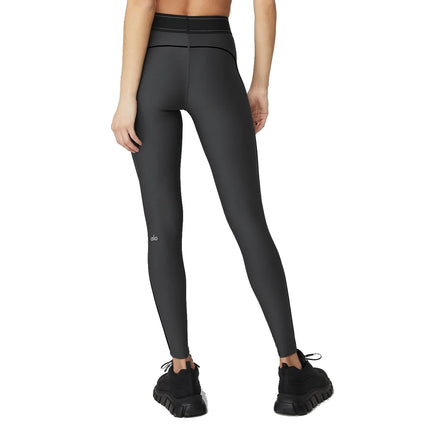alo Women's Airlift High-Waist Suit Up Legging Anthracite/Black