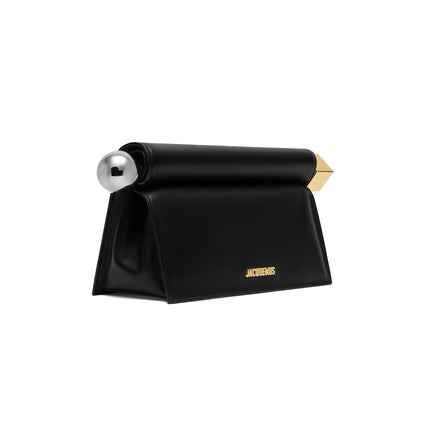 Jacquemus Women's The Rond Carré Clutch Black