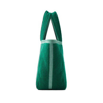 Versace Women's Cotton Terry Jacquard Tote Green