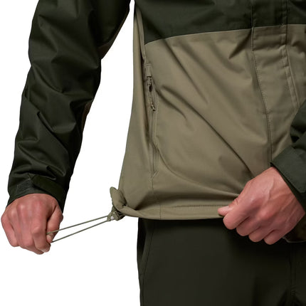 Columbia Men's Hikebound II Rain Jacket Greenscape/Stone Green