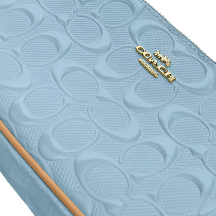 Coach Women's Nolita 19 In Signature Leather With Charms Gold/Light Blue