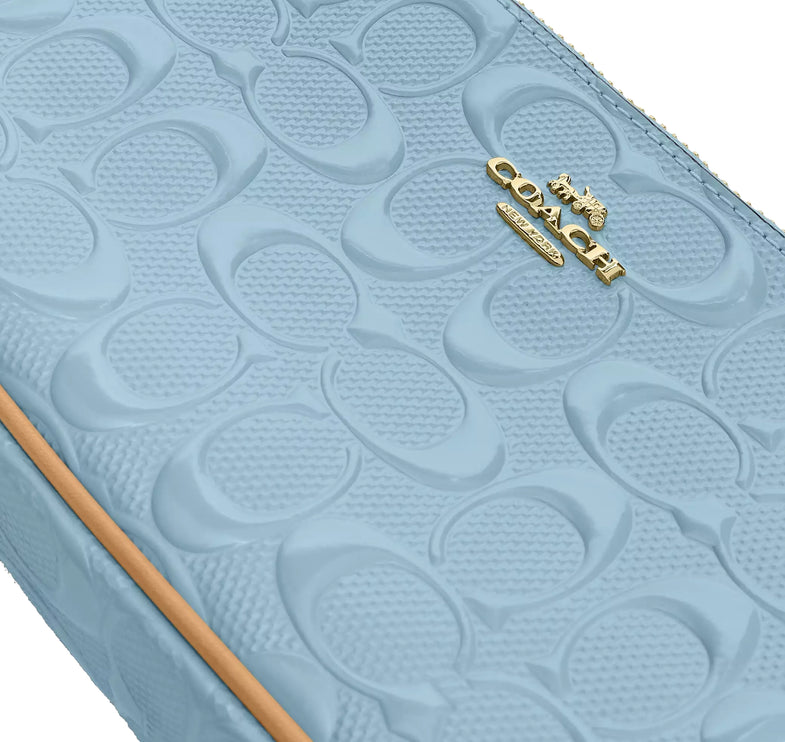 Coach Women's Nolita 19 In Signature Leather With Charms Gold/Light Blue
