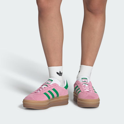 Adidas Women's Gazelle Bold True Pink/Green/Cloud White IE0420