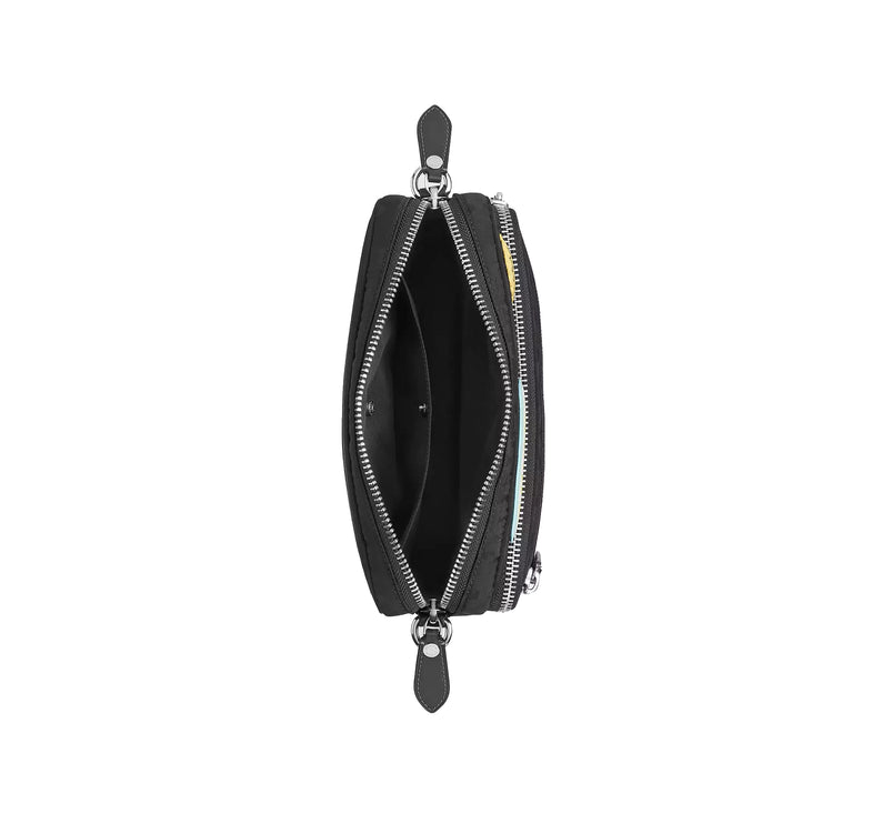 Coach Unisex Coach x Brain Dead Dakota Crossbody Bag In Signature Nylon With Patches Black