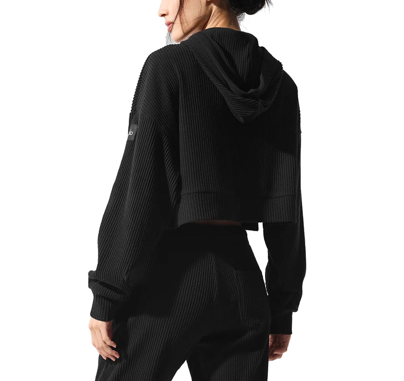 alo Women's Muse Hoodie Black