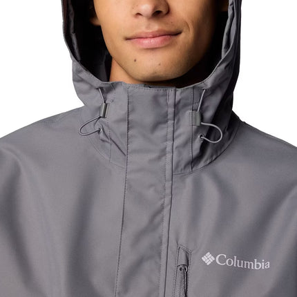 Columbia Men's Hikebound II Rain Jacket City Grey