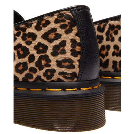 Dr. Martens Women's Elphie Leopard Mary Jane Shoes Light Tan