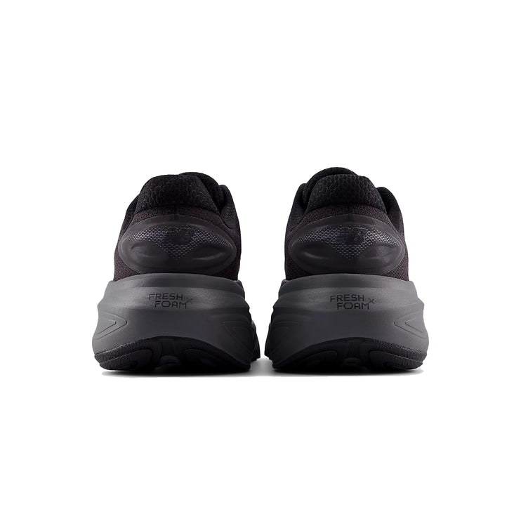 New Balance Men's Fresh Foam X More v6 Black with Castlerock and Black Metallic MMORLA6