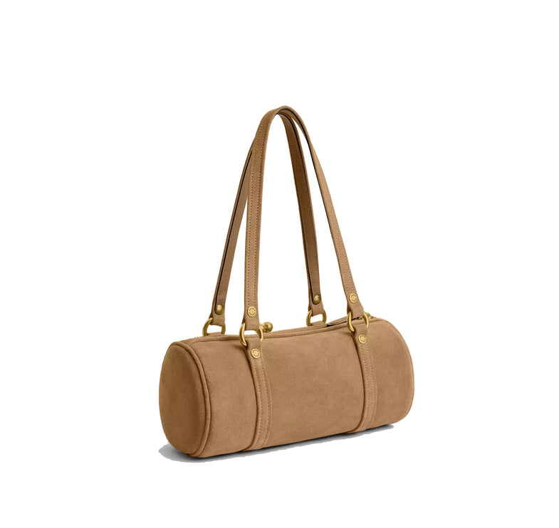Coach Women's Kisslock Barrel Bag 28 Brass/Soul