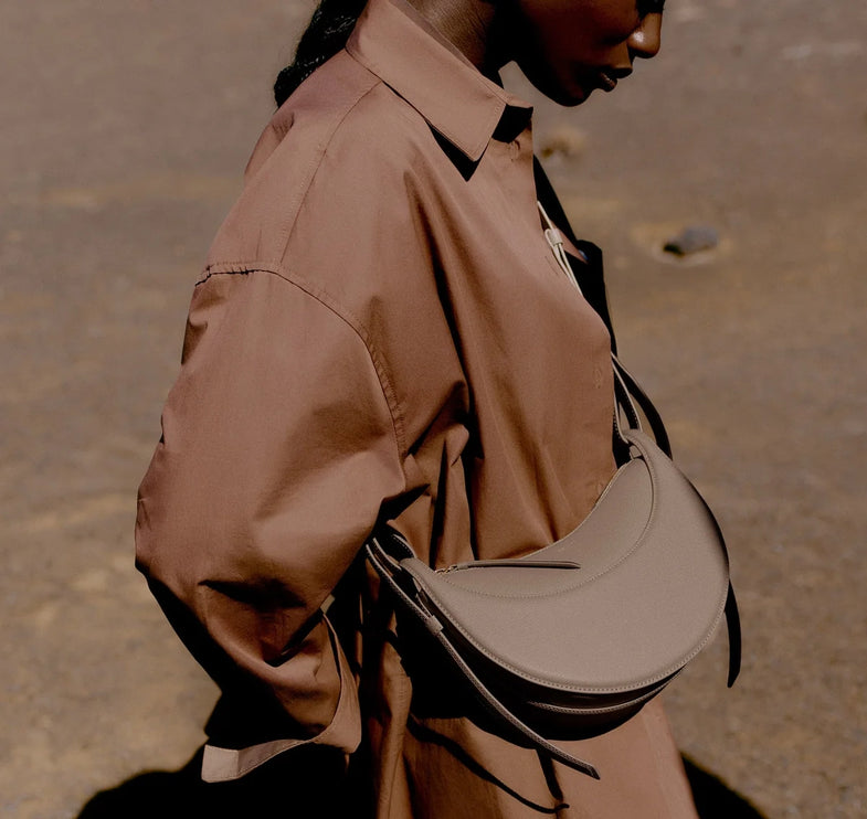 Polène Women's Numéro Dix Edition Textured Taupe