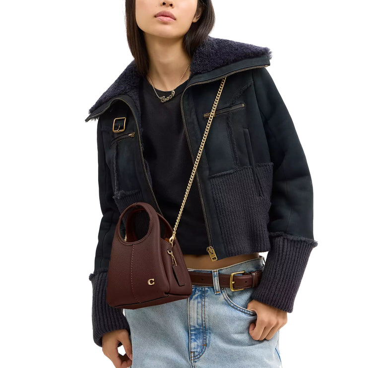 Coach Women's Lana Shoulder Bag 19 Brass/Maple