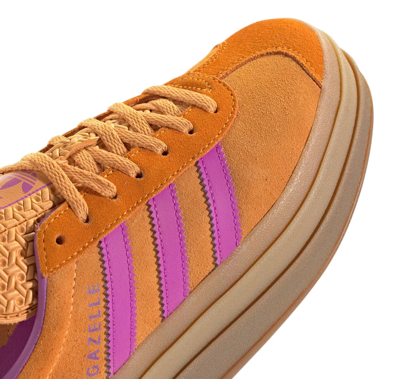 Adidas Women's Gazelle Bold Flash Orange/Purple Burst/Crew Orange JS3895