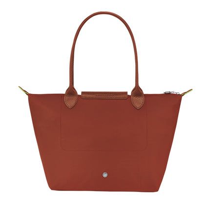 Longchamp Women's Le Pliage Green M Tote Bag Chestnut