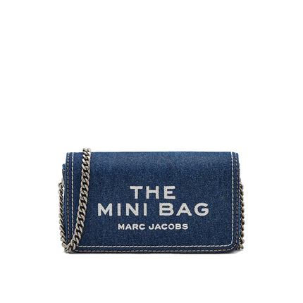 Marc Jacobs Women's The Denim Chain Mini Bag Dark Wash