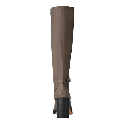 Michael Kors Women's Kacey Polyester Microsuede Boot Mushroom