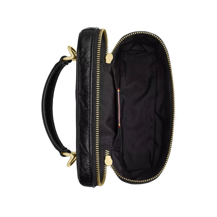 Coach Women's Rainer Crossbody Bag 18 With Quilting Gold/Black