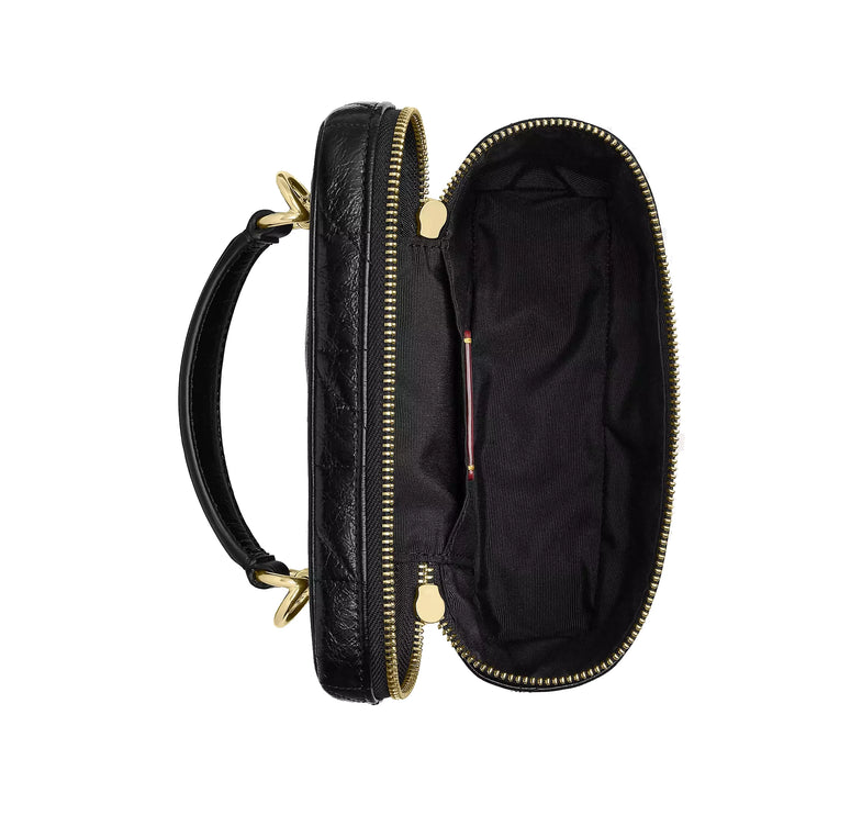 Coach Women's Rainer Crossbody Bag 18 With Quilting Gold/Black