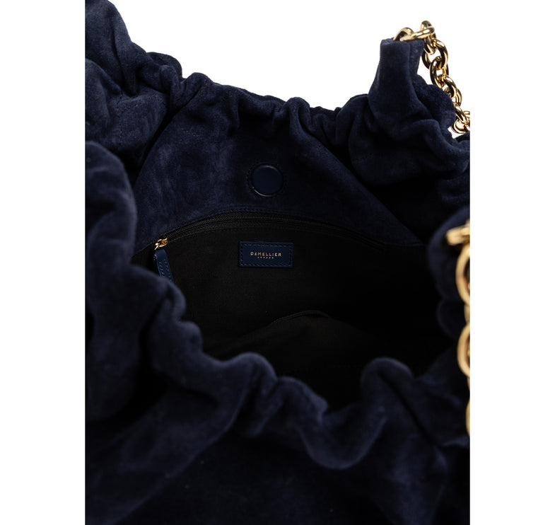 DeMellier London Women's The Midi Miami Navy Suede