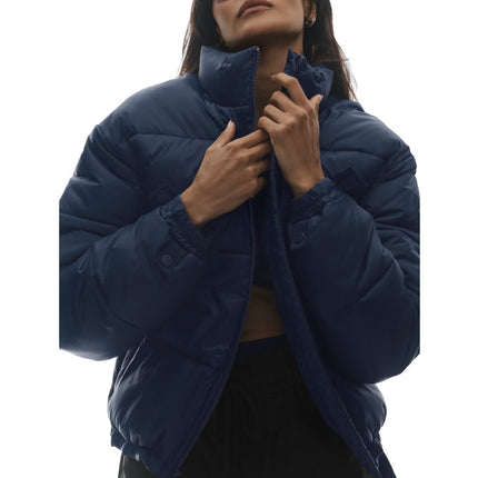 alo Women's Cold Front Puffer Jacket Navy