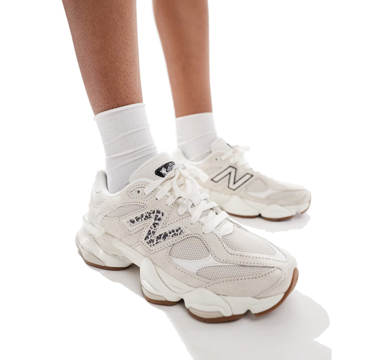New Balance 9060 Beige with Leopard Print U9060ASP