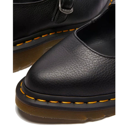 Dr. Martens Women's Elphie Virginia Leather Mary Jane Shoes Black