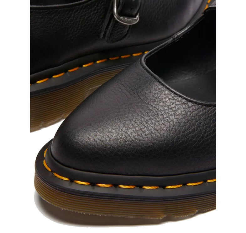 Dr. Martens Women's Elphie Virginia Leather Mary Jane Shoes Black