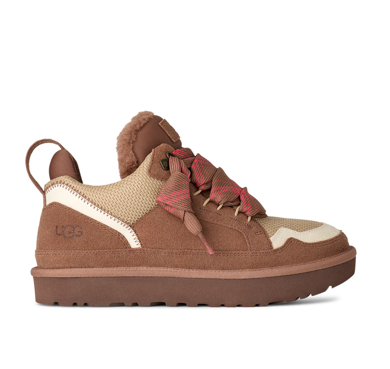 UGG Lowmel kadın sneaker, kahverengi (rocky oak) süet