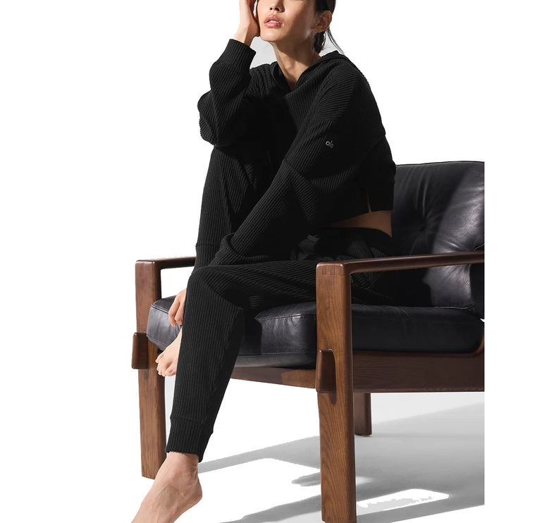 alo Women's Muse Hoodie Black