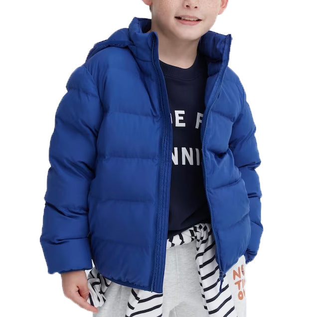 Uniqlo Kid's Pufftech Washable Parka (Warm Padded) 66 Blue