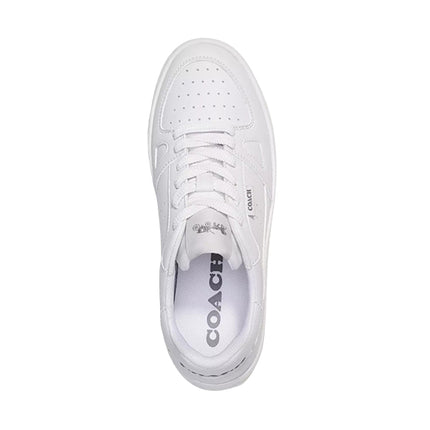 Coach Women's Clip Court Low Top Sneaker Optic White