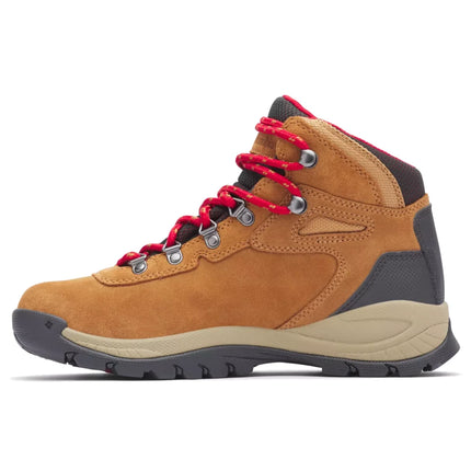 Columbia Women’s Newton Ridge Plus Waterproof Amped Hiking Boot Elk/Mountain Red